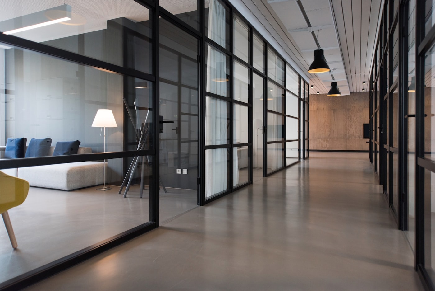 Modern professional office interior in Miami